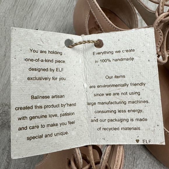 Elf Pointy Toed Ballet Flats. NWT - Size 8 (run small) - Picture 6 of 7